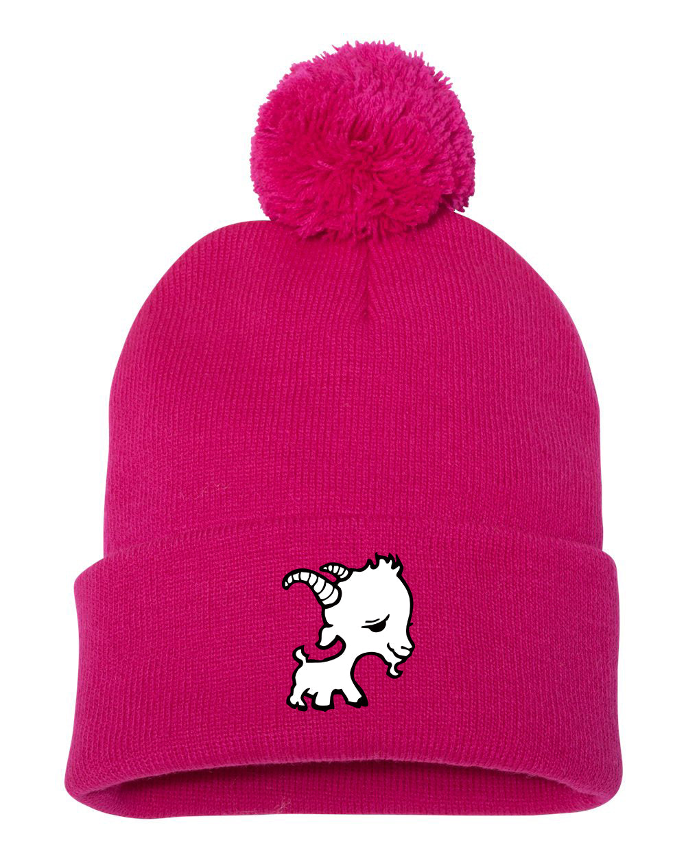 Goat Pom Beanie