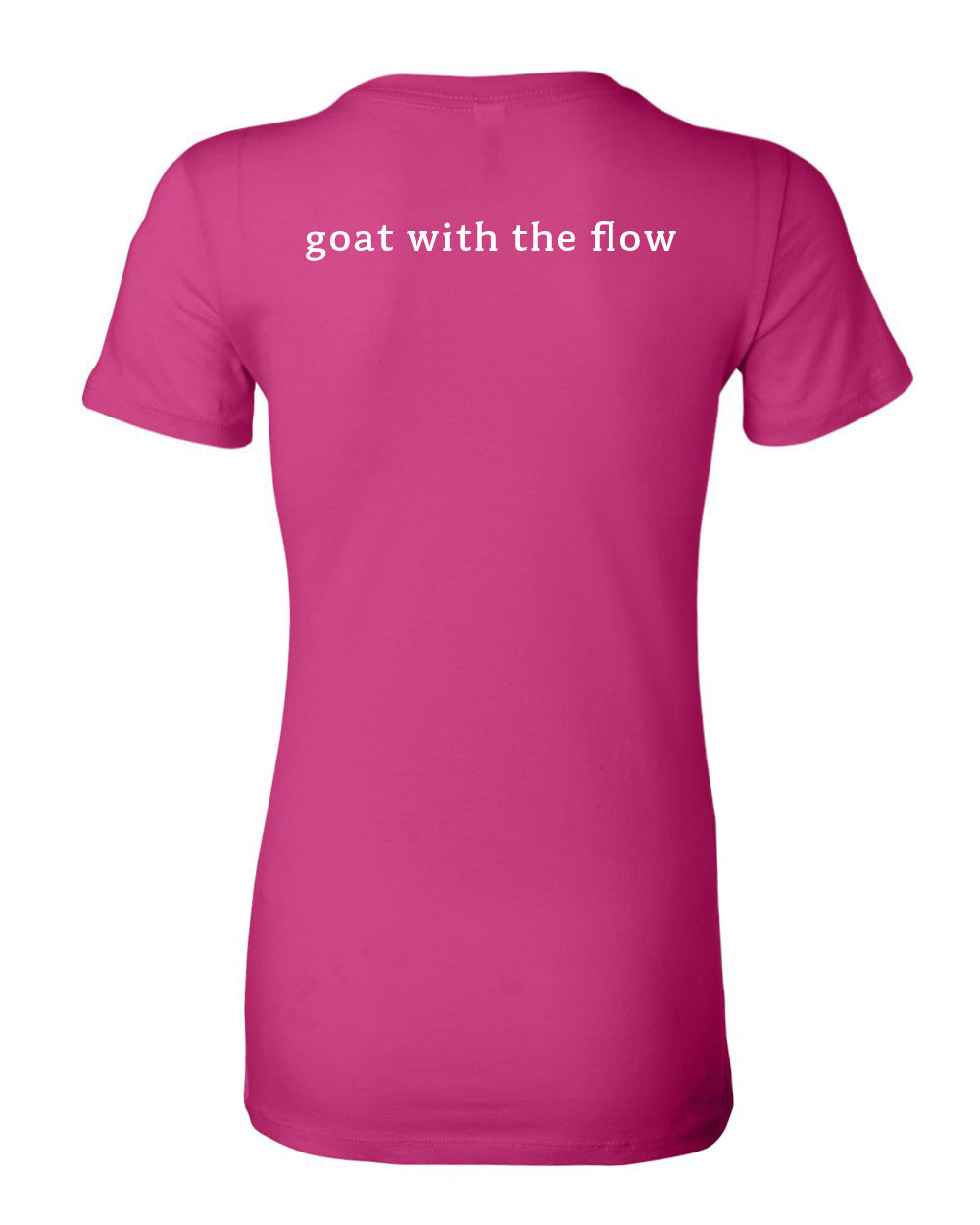 Goat With the Flow Women's Tee (Berry)