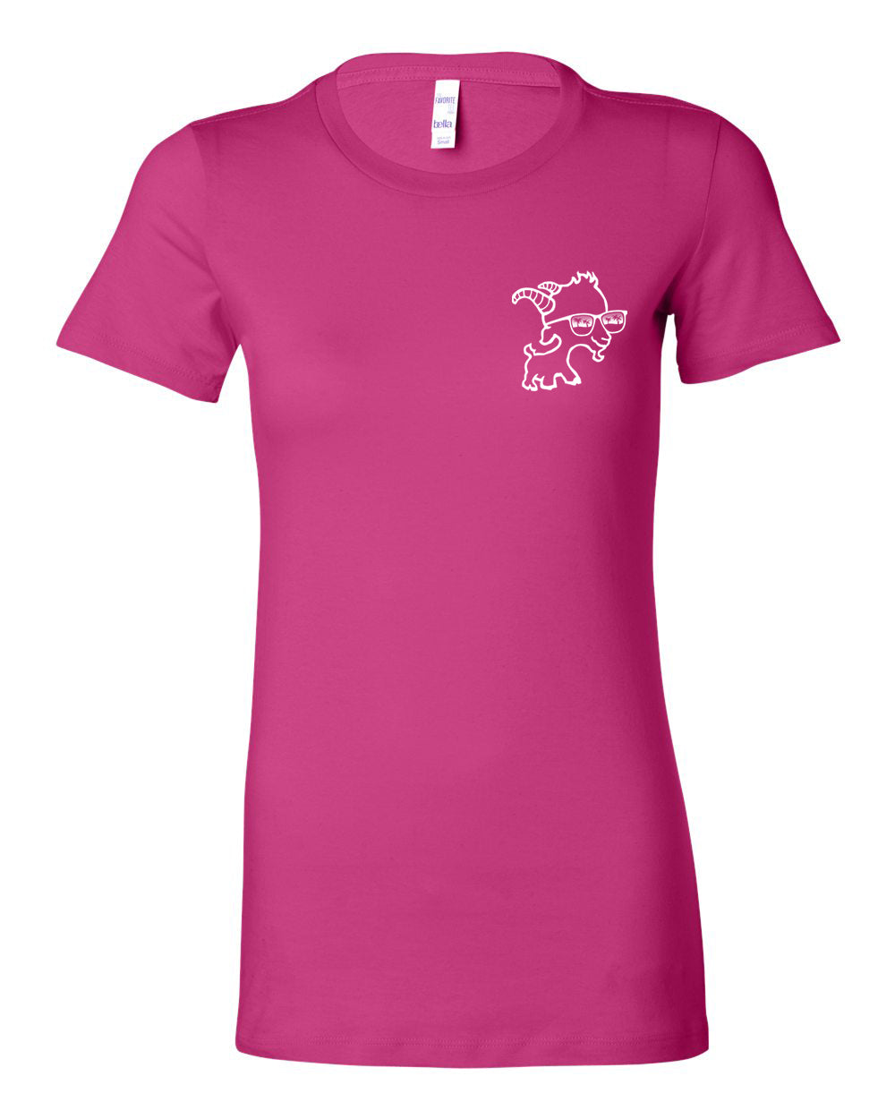 Goat With the Flow Women's Tee (Berry)