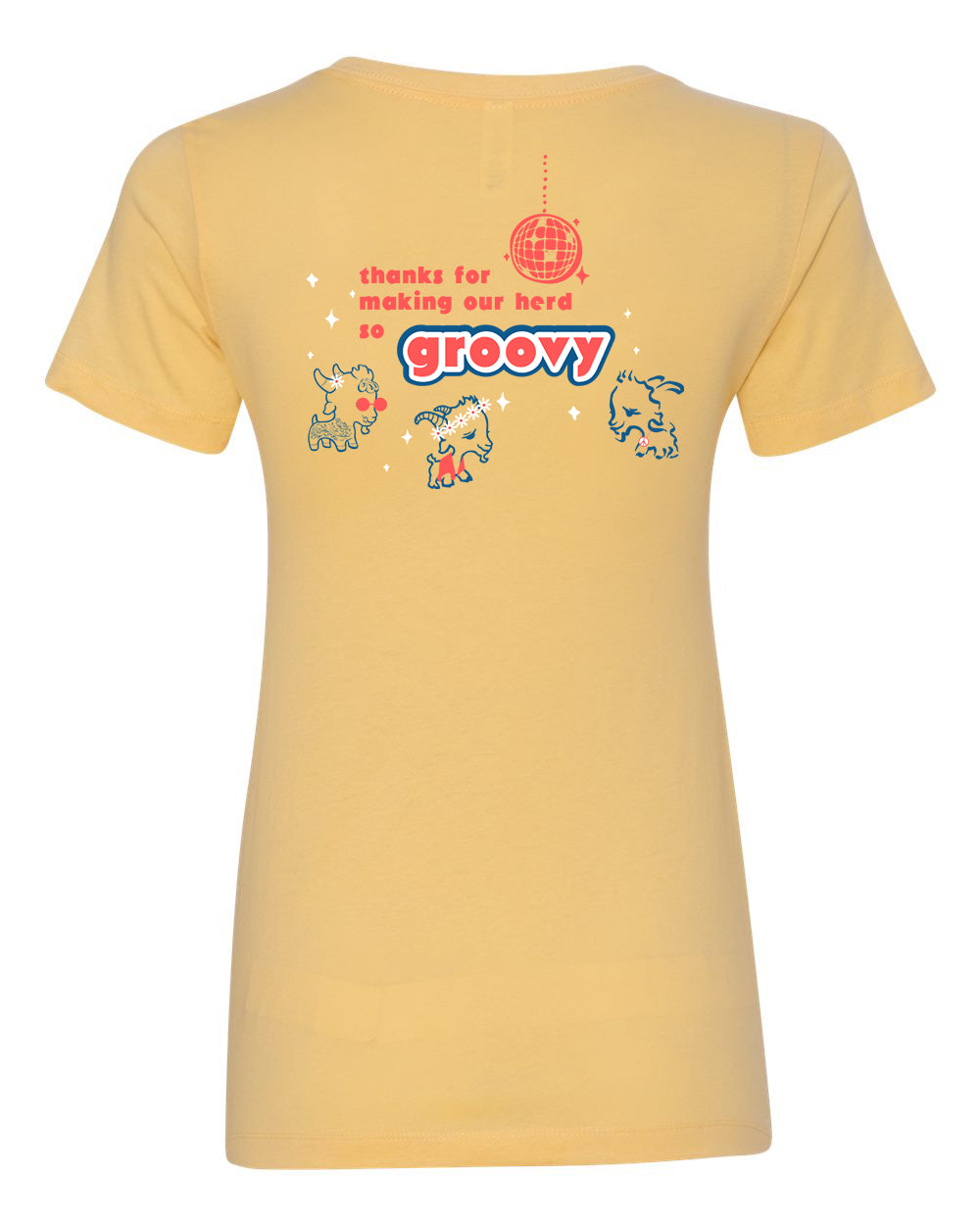Team Goat Women's Tee (Yellow)