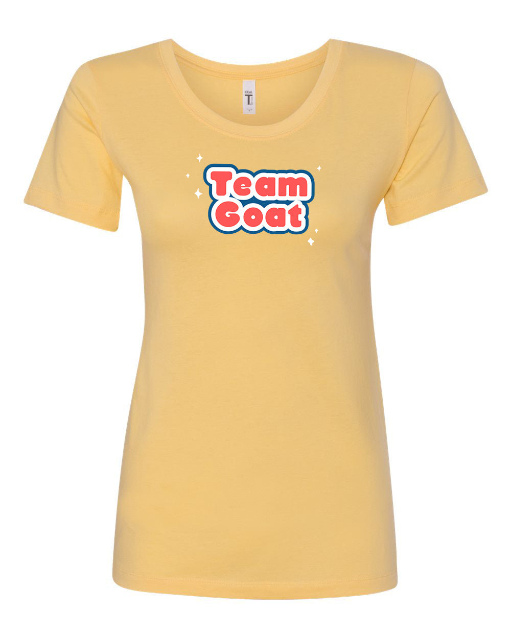 Team Goat Women's Tee (Yellow)